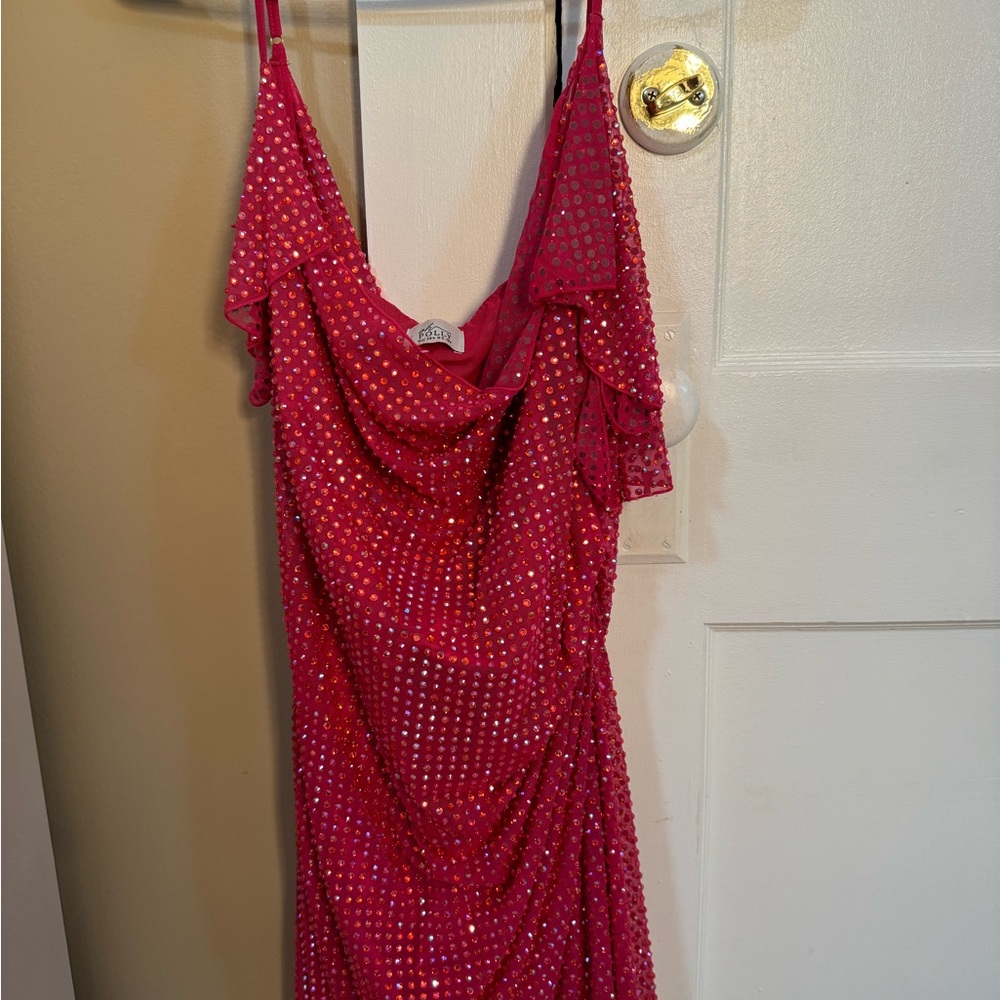 Stunning Pink Beaded Dress